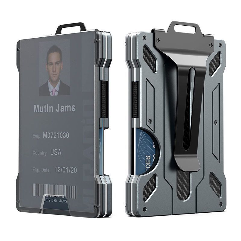 ZEEKER ZEKER สไตล์ใหม่โลหะทํางานยี่ห้อ RFID ผู้ถือบัตรโลหะ Anti-Magnetic ธุรกิจผู้ถือบัตรธุรกิจ High