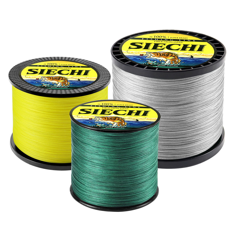 SIECHI 300M 8Strands PE Line สายตกปลาถักสายตกปลา Super Strong Lure Wire Multicolor PE สายตกปลาทะเลน้ําเค็ม