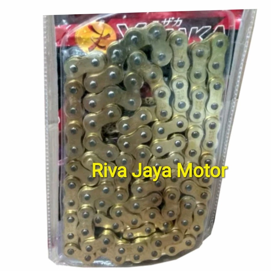 โซ่ทอง 520-130 Tiger R25 Mt25 Ninja 250 Z250 Cbr250rr Crf Yuzaka