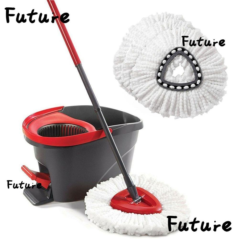 FUTURE Mop Head Triangle Easy Clean Spin Mop ไมโครไฟเบอร์สําหรับ O-Cedar/Vileda