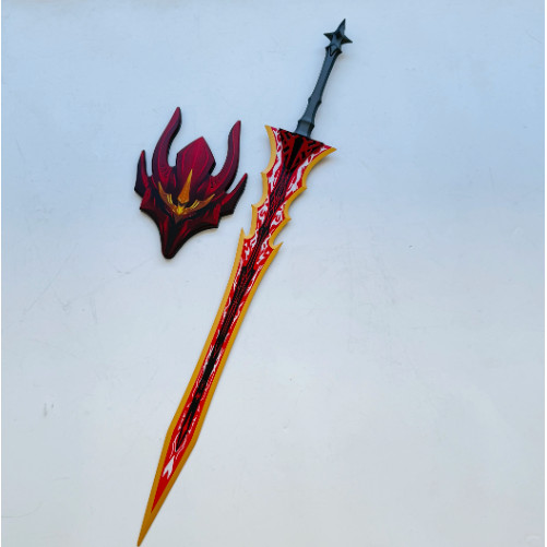 [Pre Order] ดาบ Blood-Red Igris Sword ของ Igris จาก Solo Leveling วัสดุโลหะ ไม่ลับคม