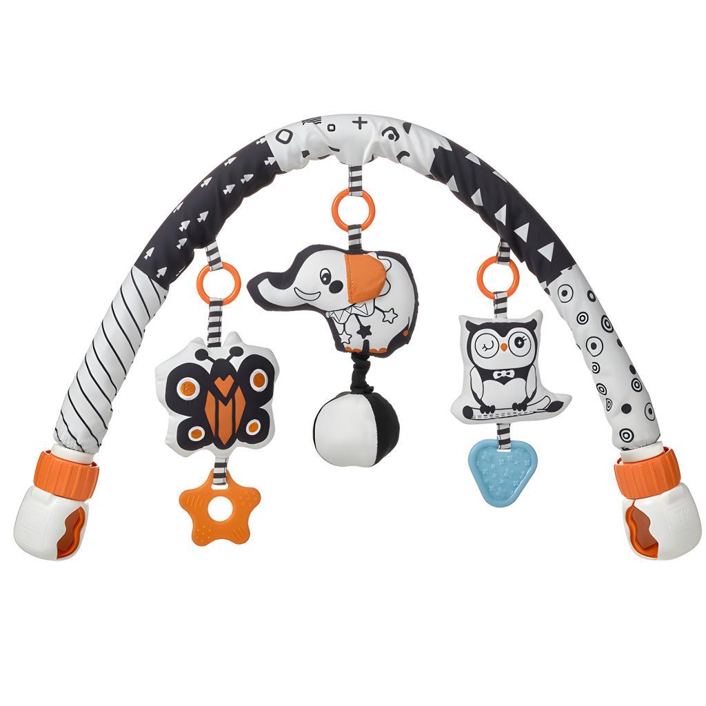 Fgstph TUMAMA เด็ก Plush Arch Sensory ของเล่นสําหรับรถที่นั่งรถเข็นเด็ก Crib Travel Play แขวนที่ถอดอ