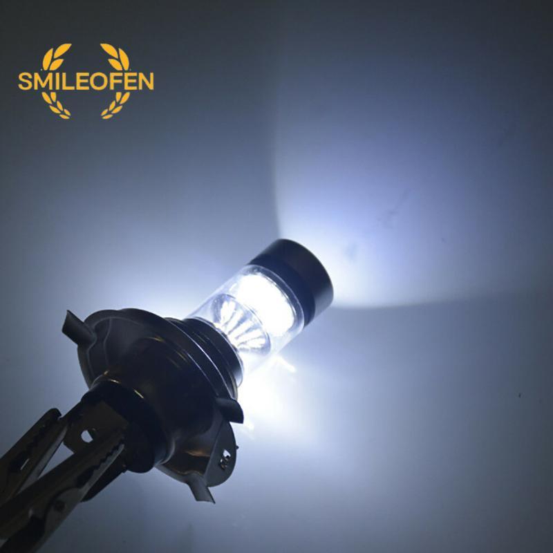 [Smileofen] 2x Car H4/H7 9003 HB2 8000K Hi/Lo Beam 20 ไฟตัดหมอก LED ขับรถ DRL หลอดไฟใหม่