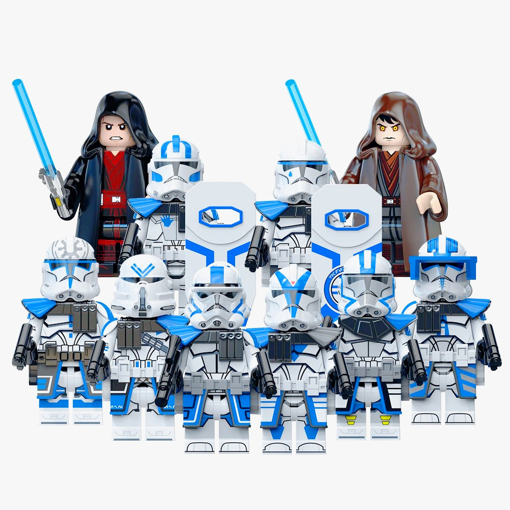 ใหม่ Space Wars Anakin Skywalker 501 Clone Troopers ตัวเลขของเล่นเด็ก