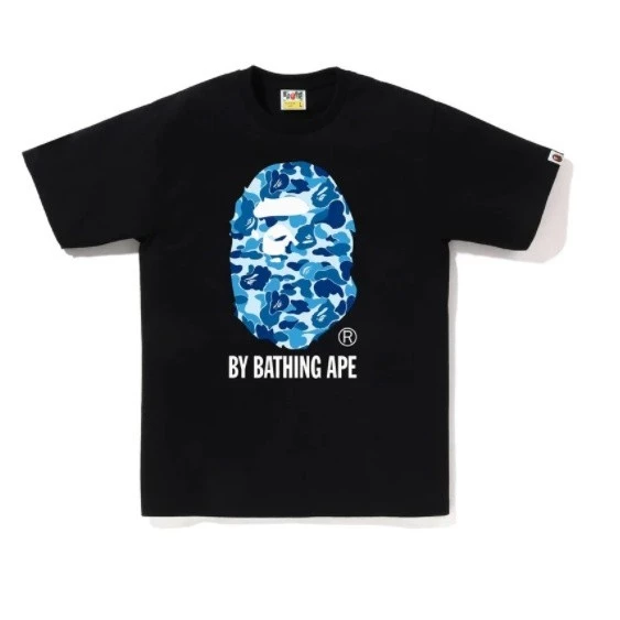 พร้อมส่ง เสื้อยืดลําลอง พิมพ์ลาย BAPEe Ape Head สไตล์คลาสสิก แฟชั่นสําหรับผู้ชาย และผู้หญิง