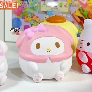 A00210 สกุชชี่ สไลม์ ทาบะสกุชชี่ ดินเบา สลาม สกุชชี่หนึบ squishy ซาลาเปา ของเล่นจิ๋ว สกุชชี่พีช