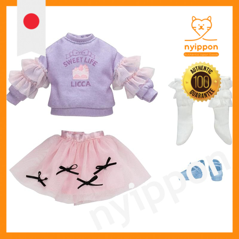 TAKARA TOMY Licca-chan Dress LW-19 Sugar Ribbon Dress-Up Toy