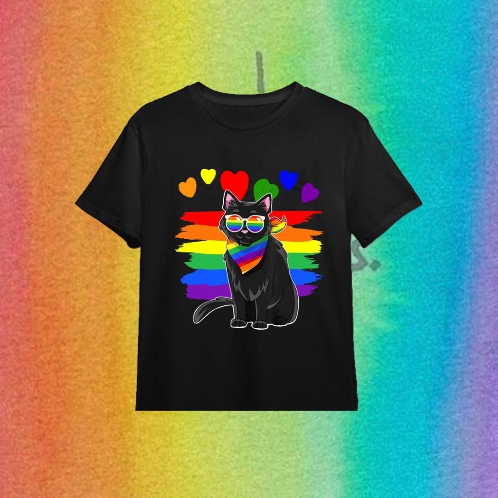 【COD】เสื้อยืด LGBTQ+ “Born This Way” ธีมสีรุ้ง | Bangkok Pride Month | ผ้าฝ้ายคุณภาพสูง ใส่สบาย ไซส์ S-5XL