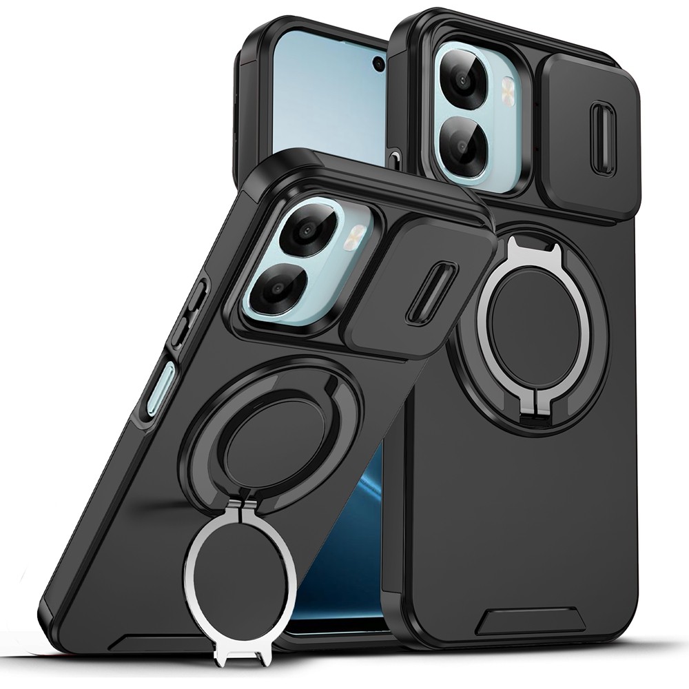สําหรับ OPPO Reno 15 Pro Max 15F 15 Pro 5G แหวนขาตั้งผู้ถือฝาครอบกันกระแทกเกราะสไลด์กล้องป้องกันกรณี