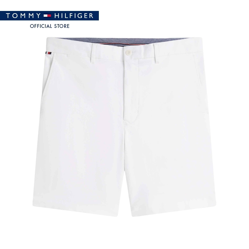 Tommy Hilfiger กางเกงขาสั้น ผู้ชาย รุ่น MW0MW42352 YCF - สีขาว