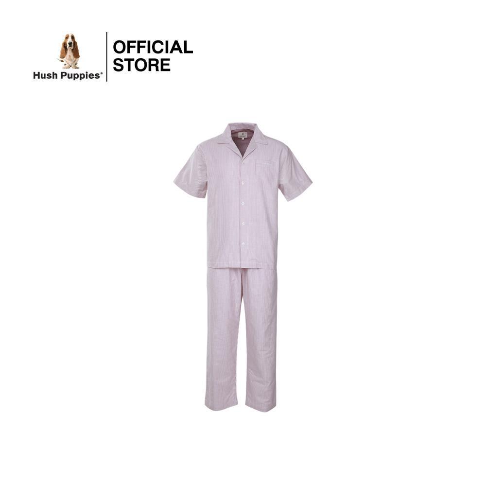 Hush puppies Underwear ชุดนอนผู้ชายแขนสั้น Sleepwear รุ่น HU H8B001ST Pajama Set
