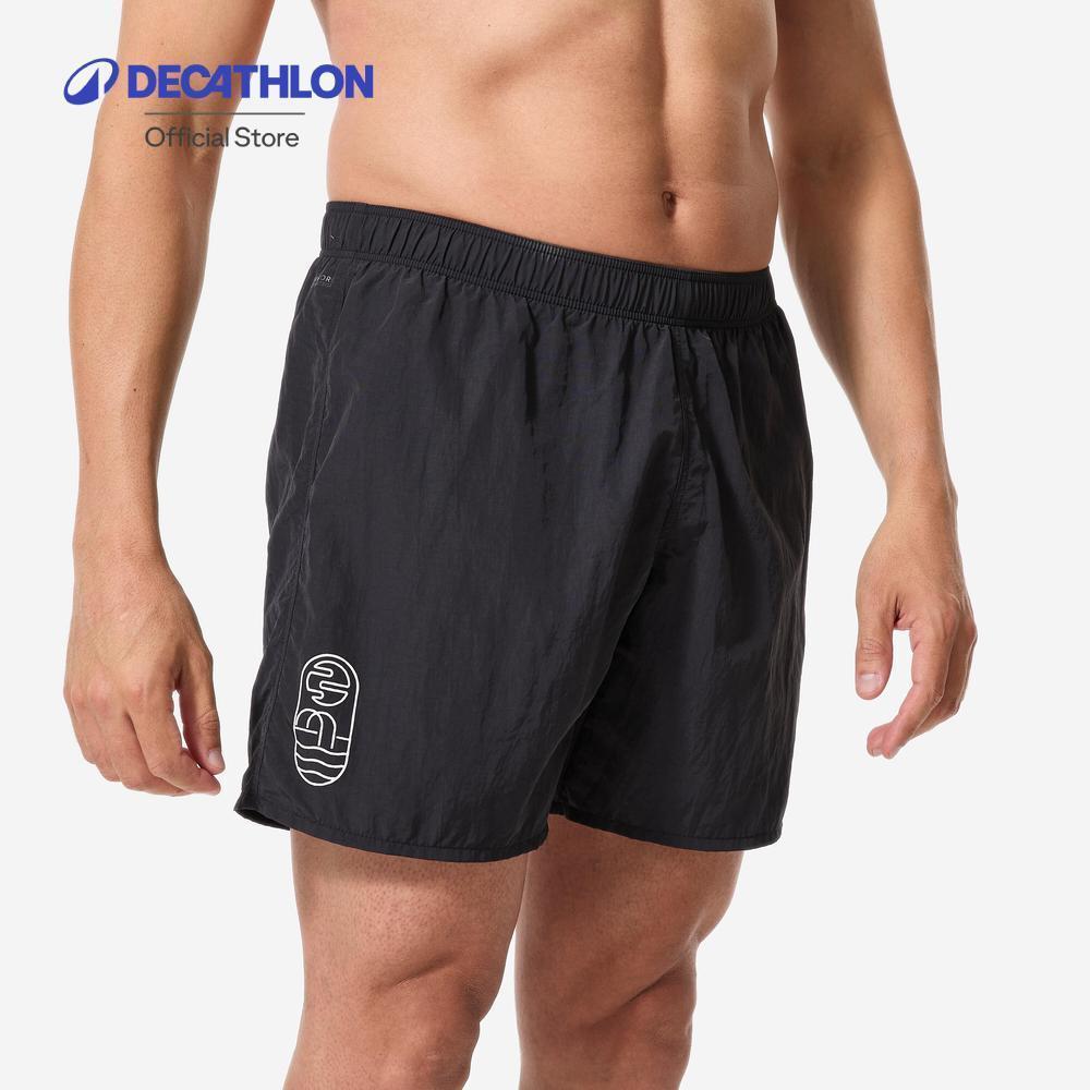 Decathlon Men’S Swim Shorts 100 กางเกงว่ายน้ำขาสั้นสำหรับผู้ชาย รุ่น 100 - Black