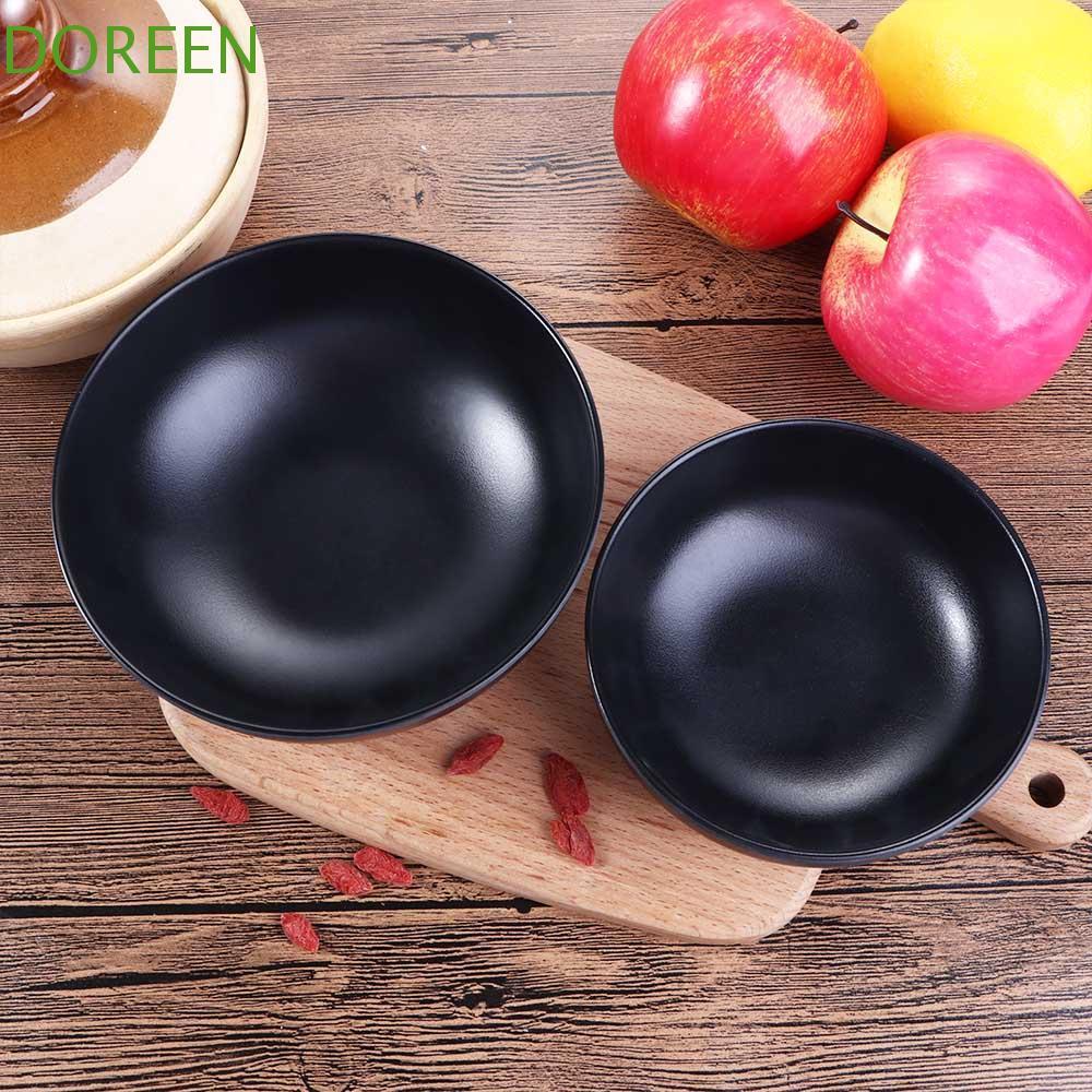 DOREEN Ramen Bowl ขัดทําความสะอาดง่ายบ้านเมลามีนสไตล์ญี่ปุ่นภาชนะบรรจุอาหารอุปกรณ์ครัว