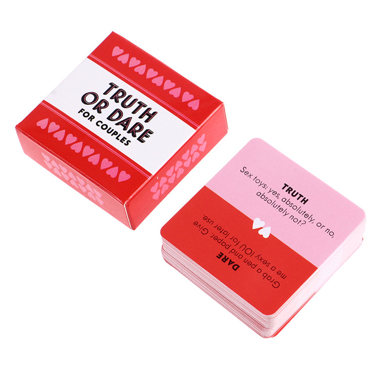 Truth or Dare Card Game (ภาษาอังกฤษ) - บอร์ดเกม For Couples Edition Party Game