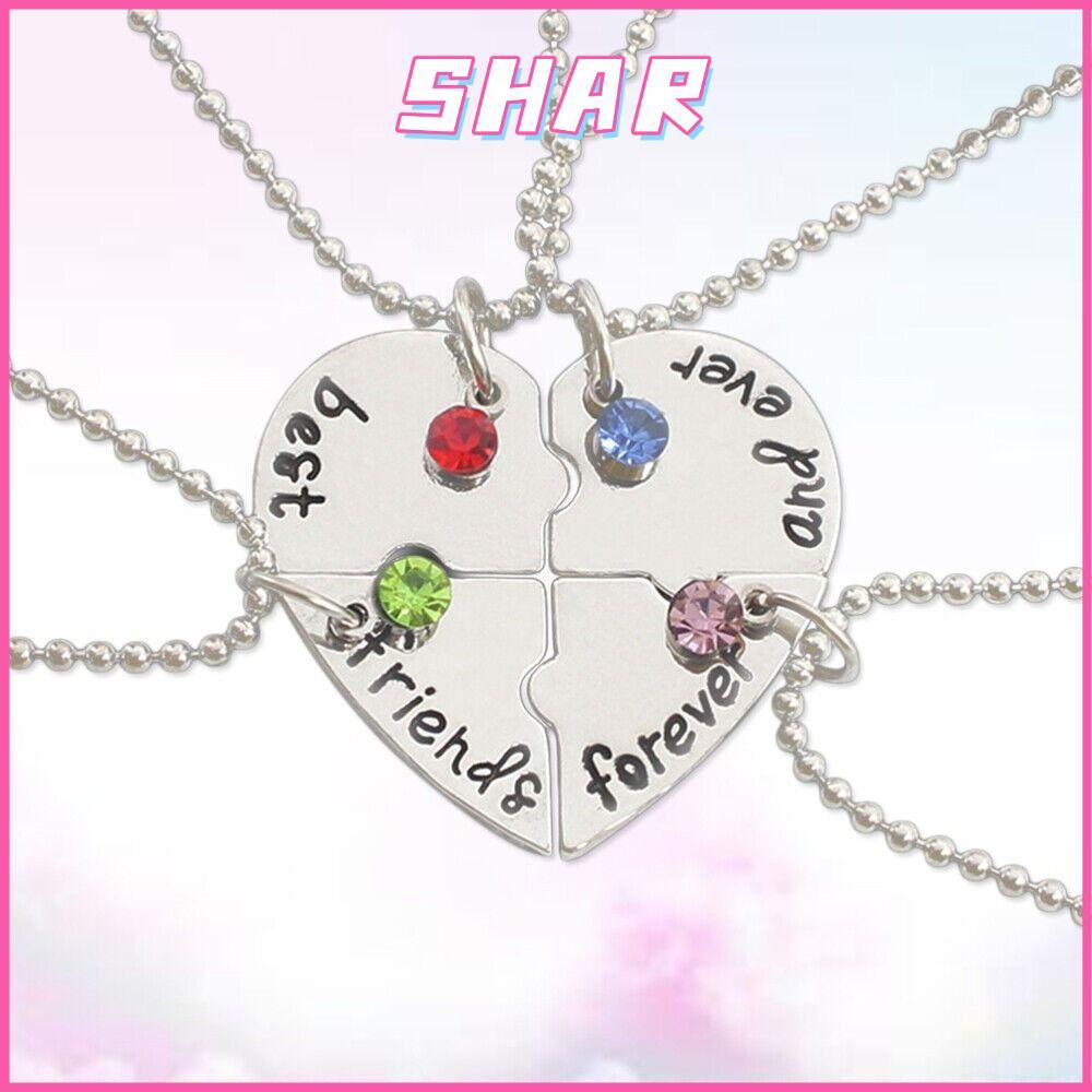 SHAR 4 Bff สร้อยคอแฟชั่น Love สร้อยคอของขวัญที่ดี