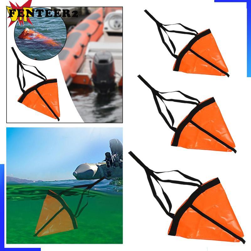 [Fenteer2] Sea Drogue Anchor Buoy Boat Bag Parachute Boat Anchor Rowing Sock for Inflatable Boat Pow