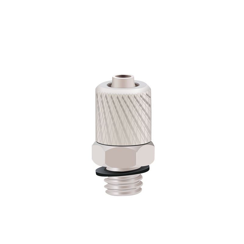 นิวเมติก Mini Mini Trachea Quick Screw Joint PC6-M5 เจดีย์เกลียวข้อศอกตรง PL6-M6/4-M5-M3