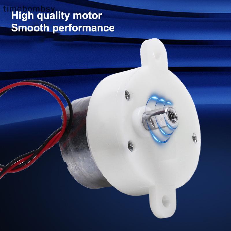 (time) DC 3V-7.4V 5V 12RPM ความเร็วช้า Mini 300 เกียร์มอเตอร์ Micro 32 มม.พลาสติกเกียร์เกียร์ลดมอเตอร์ DIY ไฟเวทีของเล่นรุ่น (TH)