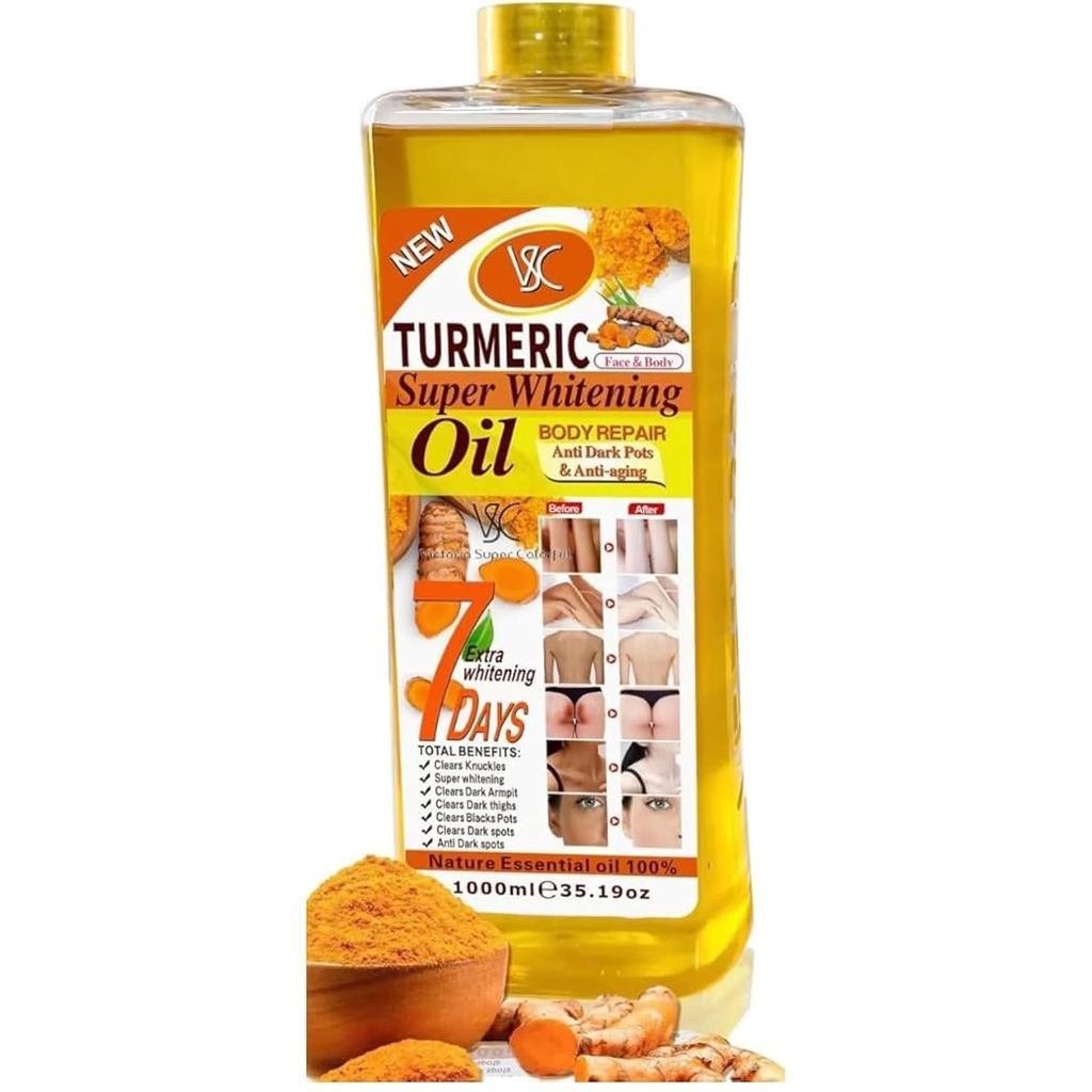 TurmericOilSuperningFace&BodyMoisturizerบํารุงต่อต้านริ้วรอยCorrectSpotsWrinklecareEssentialoil1000M