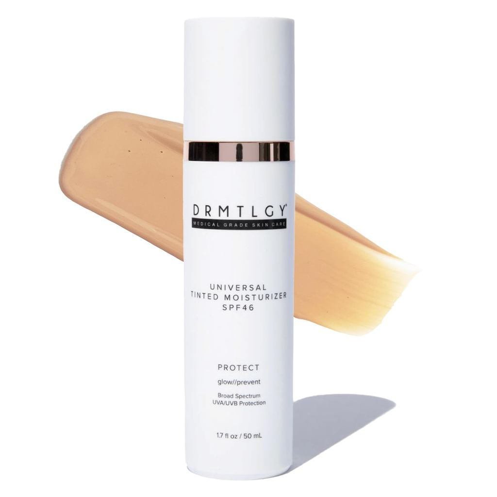 DRMTLGYUniversalTintedMoisturizerSPF46–Anti-AgingTintedFaceครีมกันแดดและHydratingMakeupwithBroadSpec