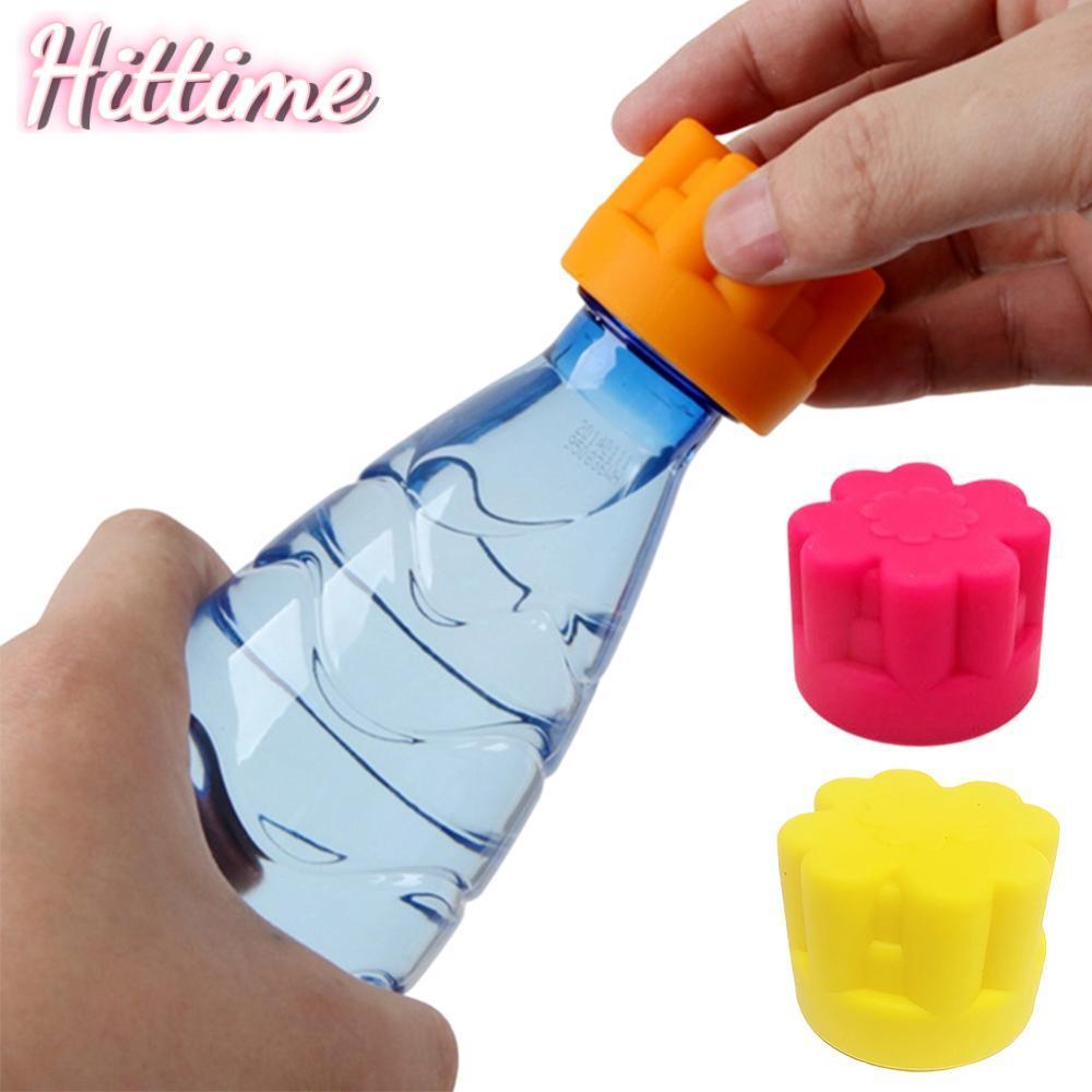 HITTIME ที่เปิดขวดซิลิโคนสําหรับงานหนัก Ergonomic Anti Slip Grip Lever กลไกหมุนง่ายประเภทคันโยกขวดน้ํา I4S1