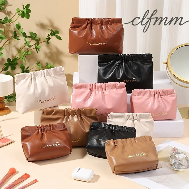 กระเป๋าเครื่องสำอางหนัง PU น้ำหนักเบา ใส่ลิปสติกได้สะดวก ดีไซน์น่ารักG3371
