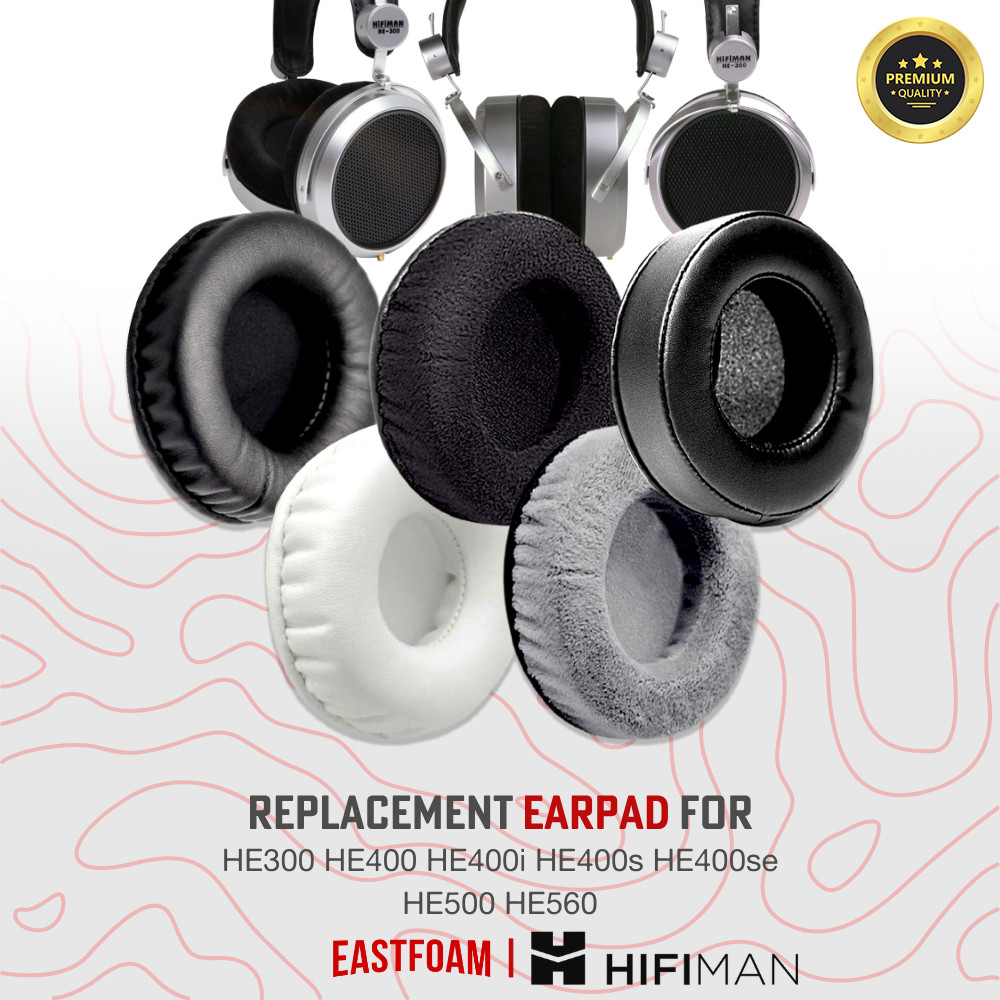 Earpad Earcup แผ่นรองหูฟัง Hifiman HE300 HE400 HE400i HE400s HE400se HE500 HE560 แผ่นโฟม
