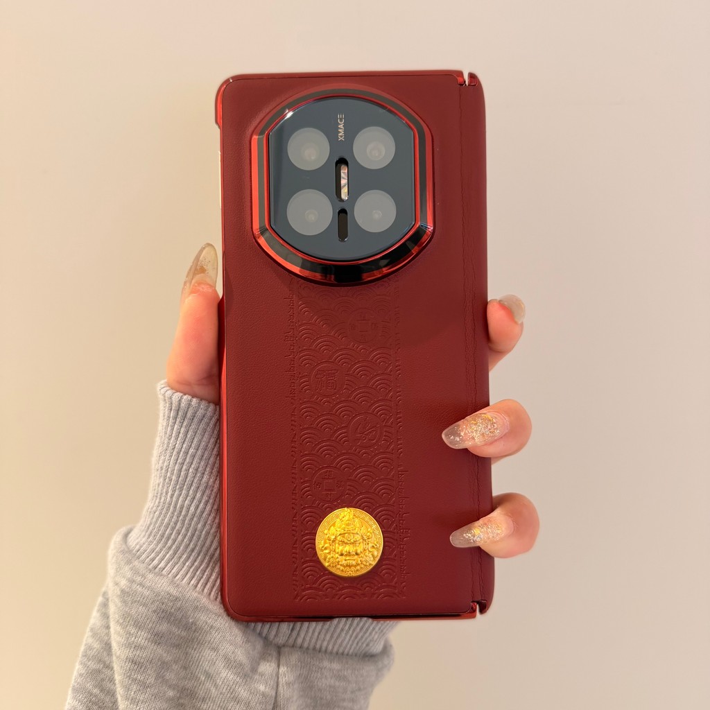 X x6 เหมาะสําหรับเคสโทรศัพท์มือ matex5 Huawei Electroplating Central Axis Case x3 Dual Central Axis 