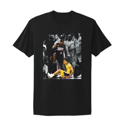 เสื้อ Allen Iverson STEPOVER, เสื้อยืด Allen Iverson ลายกราฟิกโปสเตอร์
