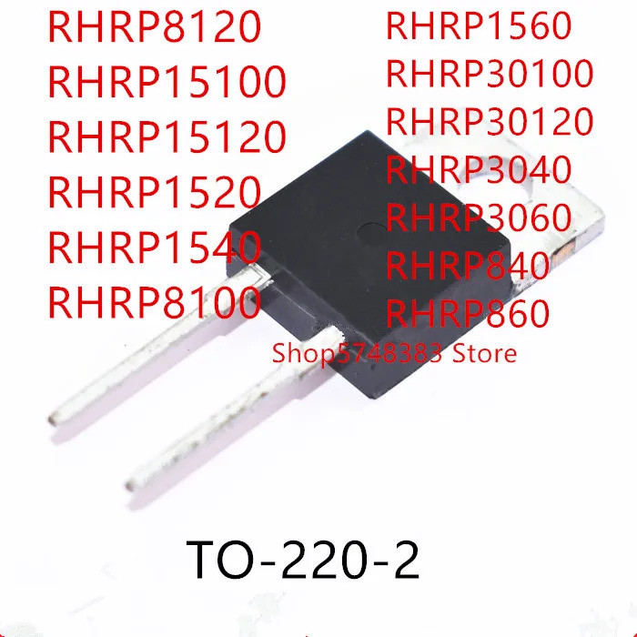 5PCS RHRP8120 RURP15100 RURP15120 RURP1520 RHRP1540 RURP8100 RHRP1560 RHRP30100 RURP30120 RHRP3060 R