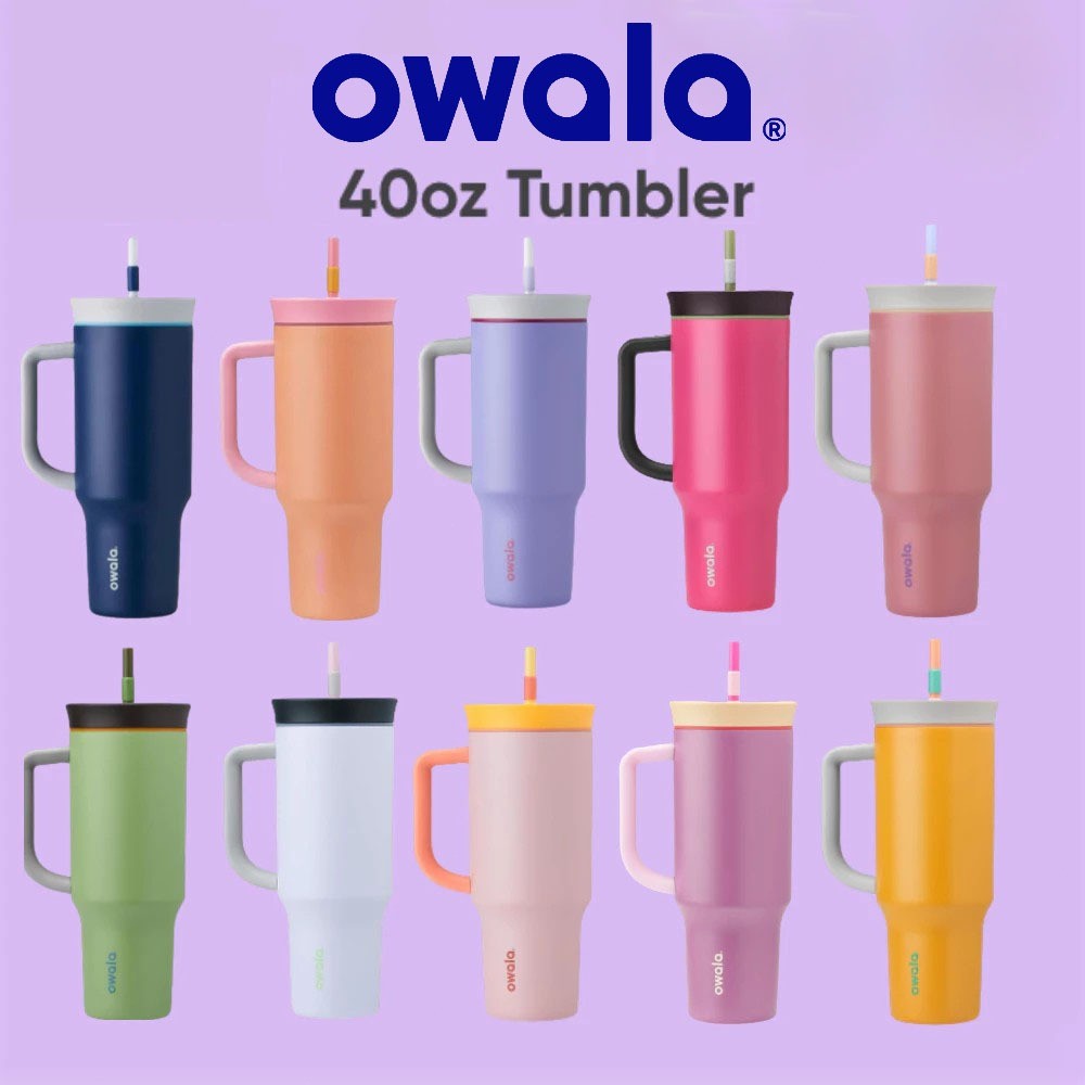 Owala Tumbler 40oz แก้วเก็บเย็นสแตนเลส ของแท้USA พร้อมส่งจากไทย สินค้ามีทุกสีในสต็อก