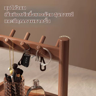 ถาดไม้วางของ ถาดวางของ สไตล์วินเทจ ชั้นวางเครื่องประดับไม้เนื้อแข็ง ที่วางกุญแจสำหรับทางเข้า ตกแต่งบ้าน