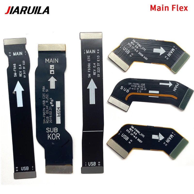 Top Spin Axis Flex บอร์ดหลักหน้าจอการเชื่อมต่อ LCD สําหรับ Samsung Z พับ 2 3 4 5 F916 F936 F946 F900
