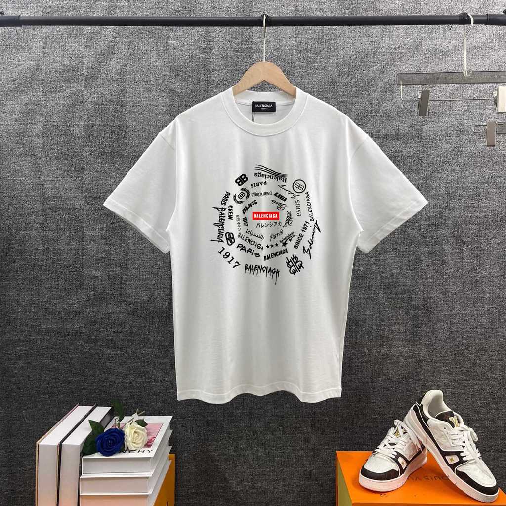 6YU1 B-LG Summer Letters logo Printed Short Sleeve T Unisex T-shirts