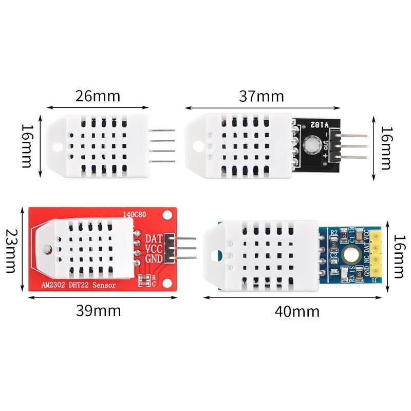 DHT22/AM2302 ดิจิตอลอุณหภูมิและความชื้นเซนเซอร์โมดูลอุณหภูมิความชื้น Monitor Sensor สําหรับ Arduino 