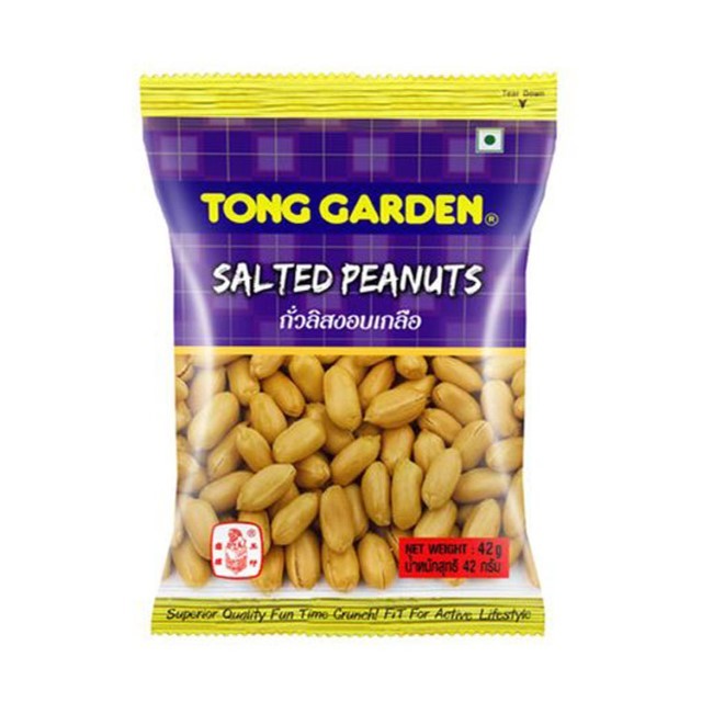 ทองการ์เด้น ถั่วลิสงเกลือ (Tong Garden Salted Peanuts 38g.)