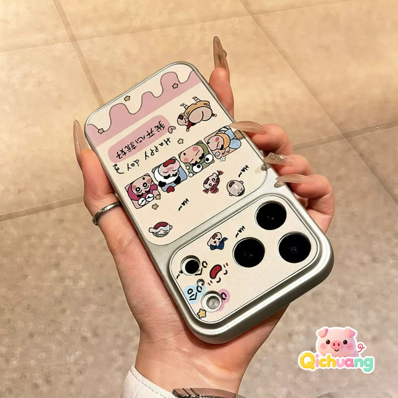 การ์ตูนเครยอนชินจังพรีเมี่ยมซองหนังPUสําหรับOPPO A6 A6i A6S A6T A6X A5 A5M A5S A5X A5i A3 A3X A3S A3