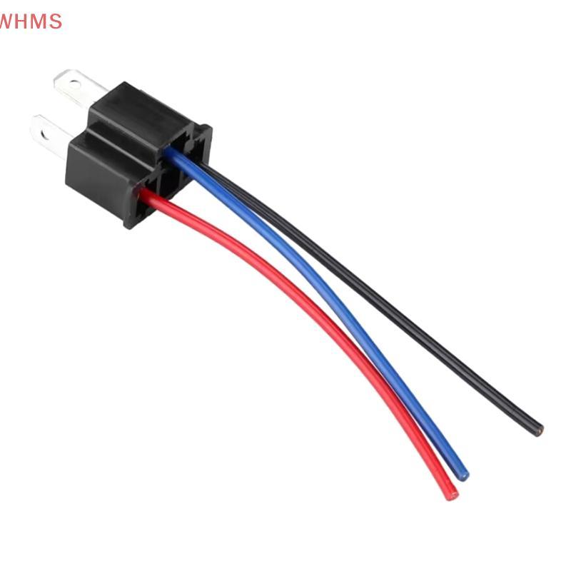 (WHMS) 9003 H4 หลอดไฟ Soet ชายอะแดปเตอร์ Connector ไฟหน้ารถหมอกโคมไฟอะแดปเตอร์ชาย Soet สายไฟสายรัดไฟ
