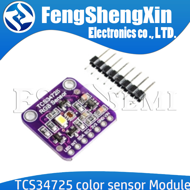 34725 TCS34725 Color Sensor RGB โมดูลบอร์ดพัฒนาเซ็นเซอร์สี