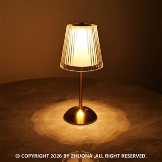 โคมไฟตั้งโต๊ะคริสตัลสัมผัส 3 สี LED วินเทจเหล็กไฟกลางคืนห้องนอนตกแต่งอารมณ์