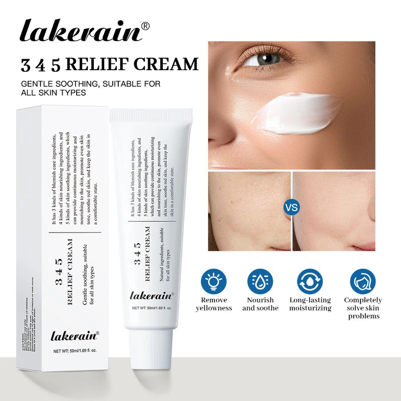 345 ครีมบรรเทา ที่อยู่ ฝ้า บํารุงผิวและให้ความชุ่มชื้นและ Calming Lifting Beauty Moisturizer ผลิตภัณ