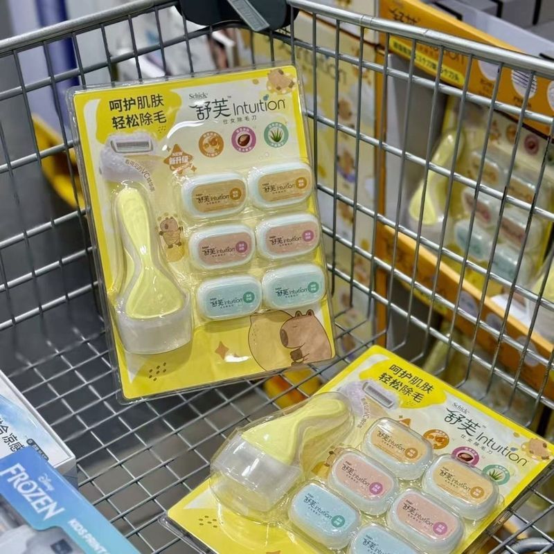 Z Zhuzhou Tingle Clothing Co., Ltd. Sam Soufflé Ladies Hair Removal Knife Value Pack ใบมีด 4 ชั้นสาม