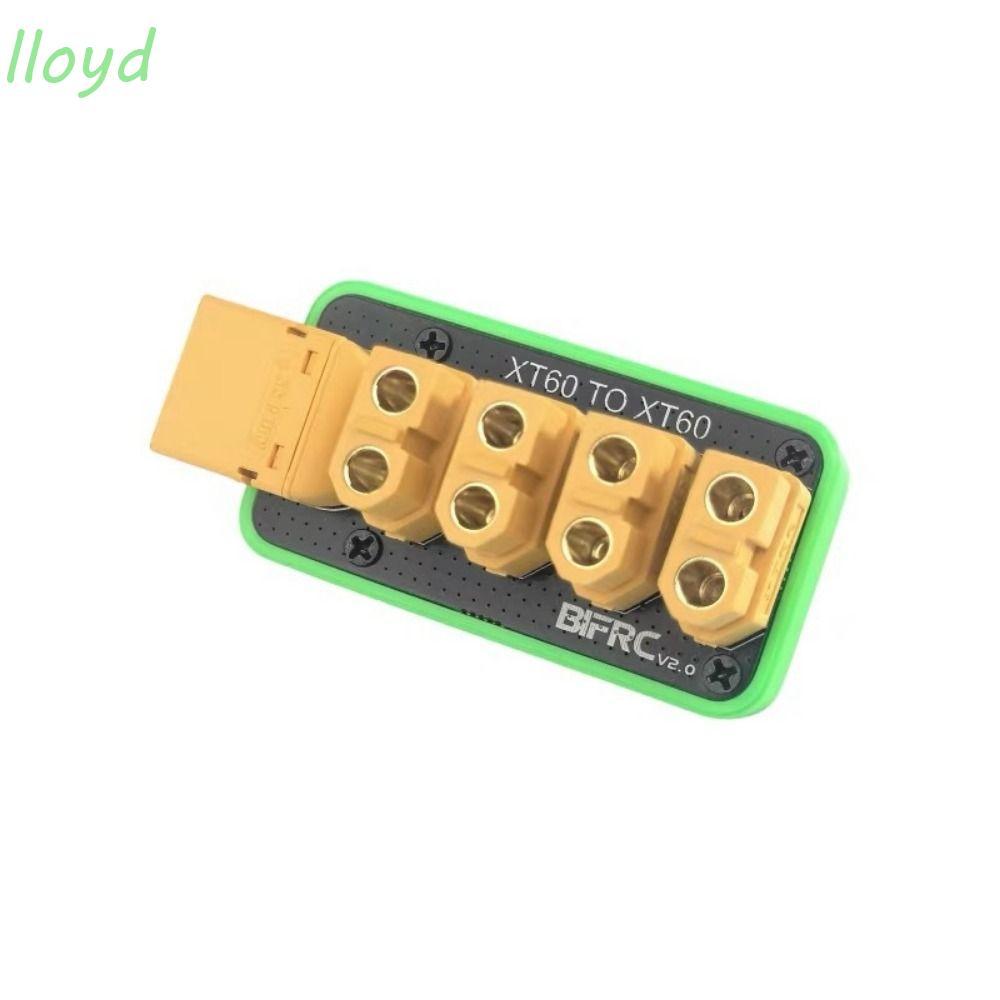 LLOYD Power Distribution Board, 4 ช่องปลั๊ก XT60 Connector High Current Distribution Board XT90 Conn