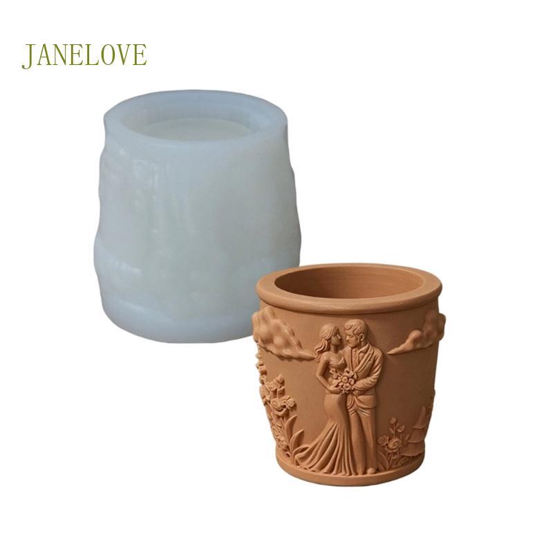 JLOVE Church Shaped Silicone Mould For Creative Cement Flower Making