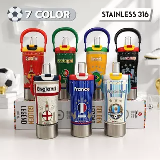 แก้วน้ำเก็บความเย็น SMAILขนาด 800ml SUS316 ลายทีมชาติแก้วน้ำเก็บอุณหภูมิ ใช้งานทุกวัน แก้วเก็บร้อนเย็น แก้วน้ำคุณภาพ