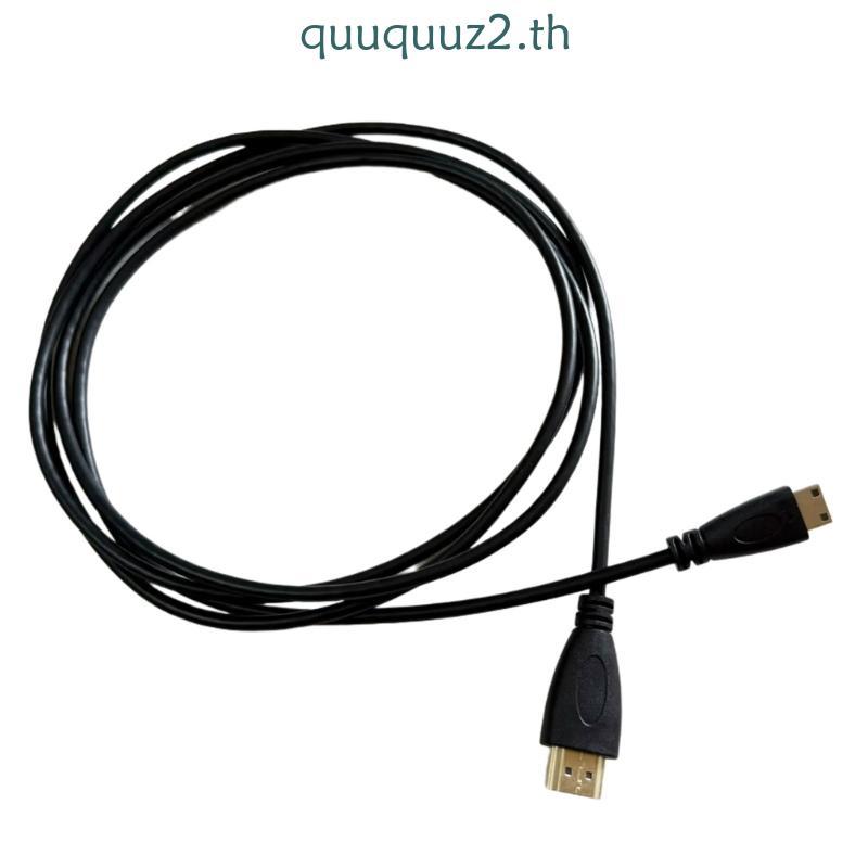 Quu Fast Speed Mini HDTV To HDTV สายไฟ 2 เมตร 4K60hz สําหรับ Cintiq DTK168 DTK246 dth246 โฮมเธียเตอร