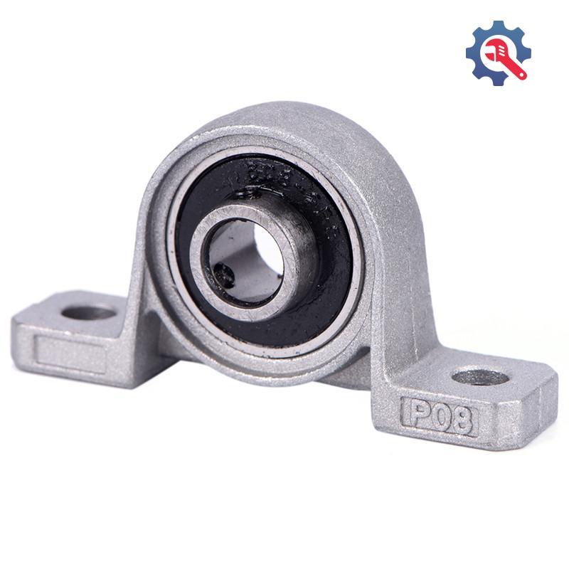 [GEX] Zinc Alloy เส้นผ่านศูนย์กลาง 8 มม. Bore Ball Bearing Pillow Blo Mounted Support KP08 [TH]