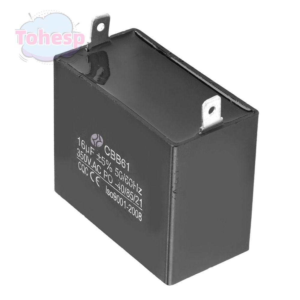 ตัวเก็บประจุ TOHESP CBB61, ตัวเก็บประจุเครื่องกําเนิดไฟฟ้า 50/60Hz CBB61, ส่วนประกอบไฟฟ้า -40/85/21 