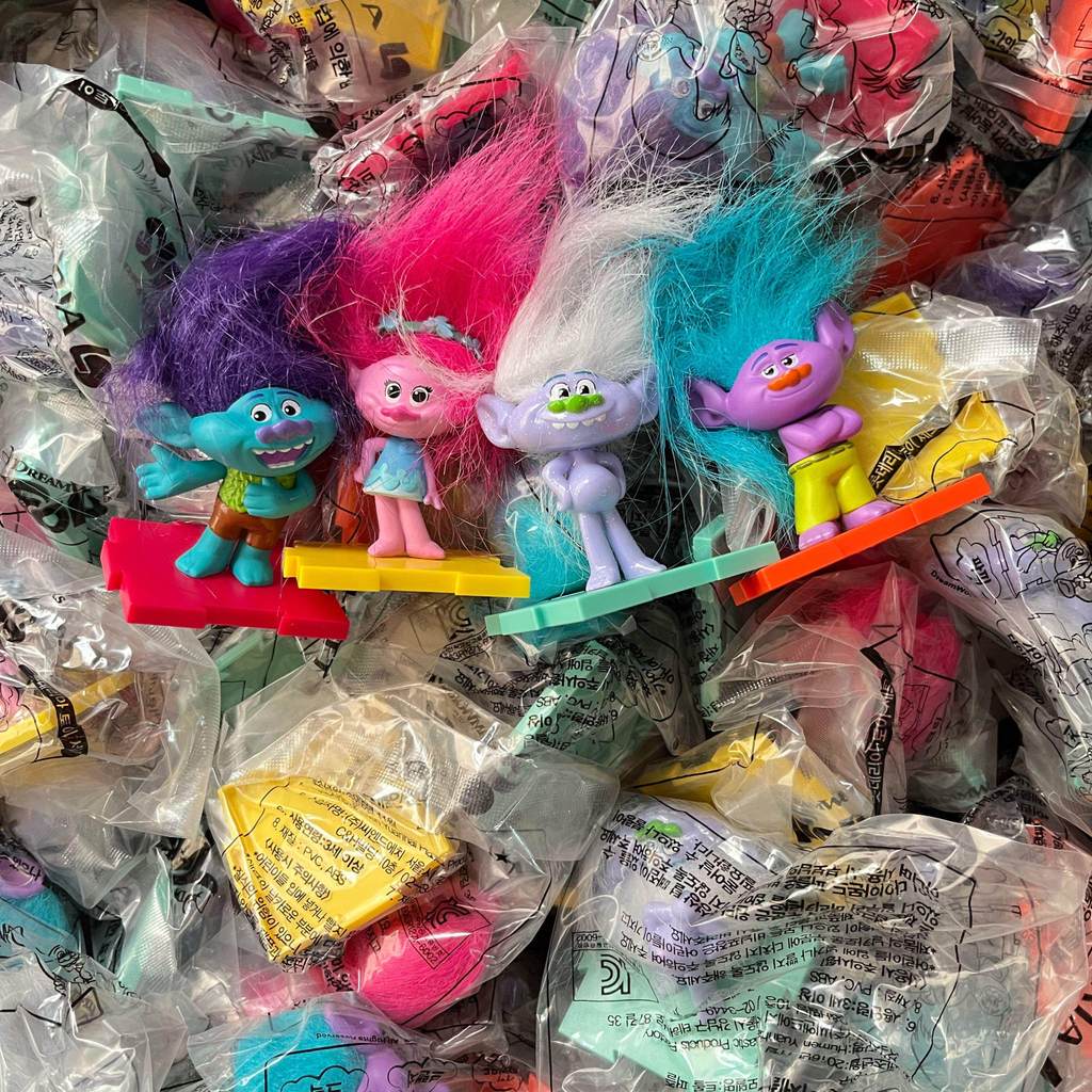 ของแท้ส่งออกเกาหลี Troll ตุ๊กตา Troll Troll Troll Bobby Out of Print Doll Jewelry Collection