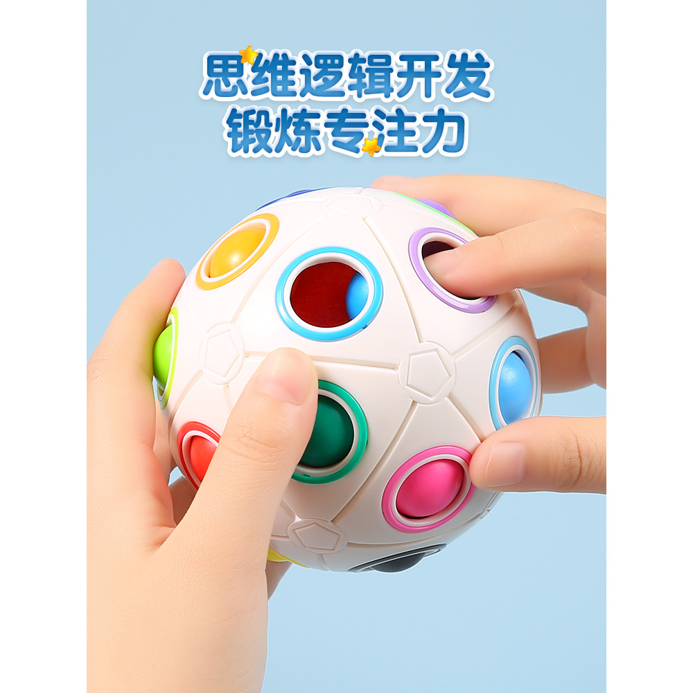 เด็กการศึกษา 3d สามมิติ Labyrinth Roll-On ของเล่นความเข้มข้นการฝึกอบรม Rubiks Cube Huarongdao 6 ปี